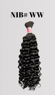 WET & WAVY  BLACK (Unwefted Braiding Hair)