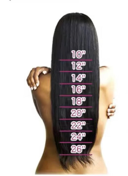 Straight 9A Brazilian Human Hair Bundle (BLK)