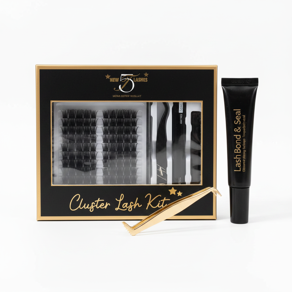 Dramatic Cluster Lashes 20mm Kit